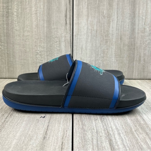 Nike x NFL Miami Dolphins Offcourt Slides Recovery Comfort Sandals Men’s Size 9 - Picture 2 of 10
